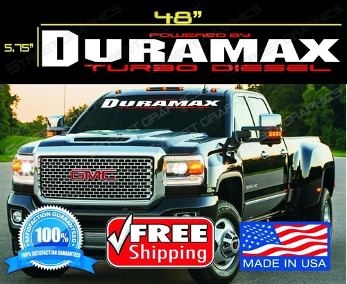 DURAMAX TURBO DIESEL Vinyl Decal Stickers graphics