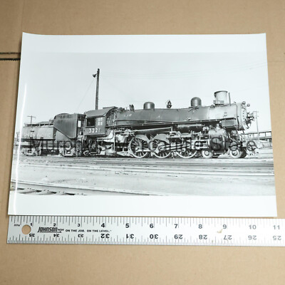 Union Pacific 3221 4-6-2 Dampflokomotive im Hof 8 x 11 Zoll Vintage Foto