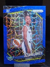2025 Prizm Blue Velocity Image Variation Prizm #141 Aziaha James Dallas Wings RC