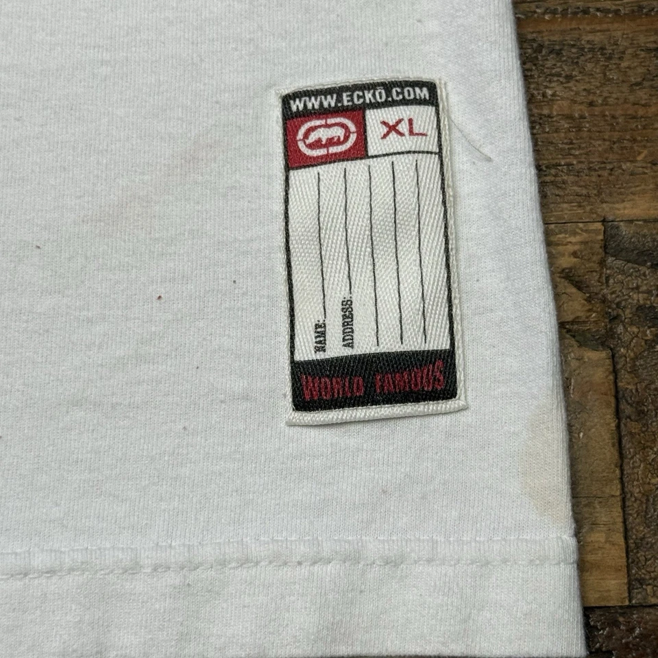 Camisa De Colección Y2K Ecko Unltd Rhino Godzilla Manga Larga Para Hombre Talla XL *Hecha en 🇺🇸* Foto 4 de 4