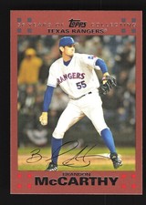 Brandon McCarthy Texas Rangers 2007 Topps Copper #574 SN /56