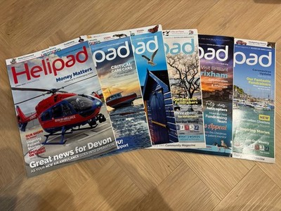 6 X Helipad Magazines Devon Air Ambulance Great Condition