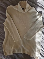 Talbots Cream Cowl Neck Sweater