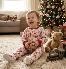 Elf on the Shelf Christmas Pajamas Fleece Sleepwear Toddler Girl 4T So Cute