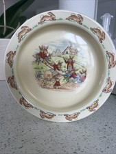 Sweet For Easter Royal Doulton Bunnykins Bowl Playground Scene Sweet 