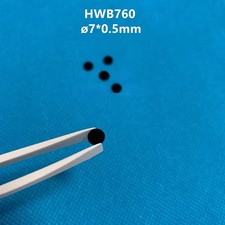 7x0.5mm HWB760 760nm Infrared transmitting filter lens black glass