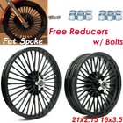 Fat Spoke Wheels Rims Set 21x2.15 16x3.5 for Harley Dyna Street Bob FXDB FXDL