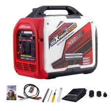 4000W Quiet Generator Inverter Portable For Home Camping EV-Charging w/Bluetooth
