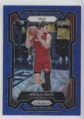 2023-24 Panini Prizm Choice Blue Prizm 15/49 Nikola Jovic #121 14t3