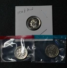 1972 P D S Roosevelt S Proof BU US Mint Dime 3 Coin Year Set