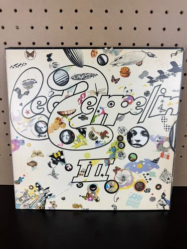 Led Zeppelin III (3) 1974 US Press SD 7201 Working Wheel Cover Vinyl Record LP