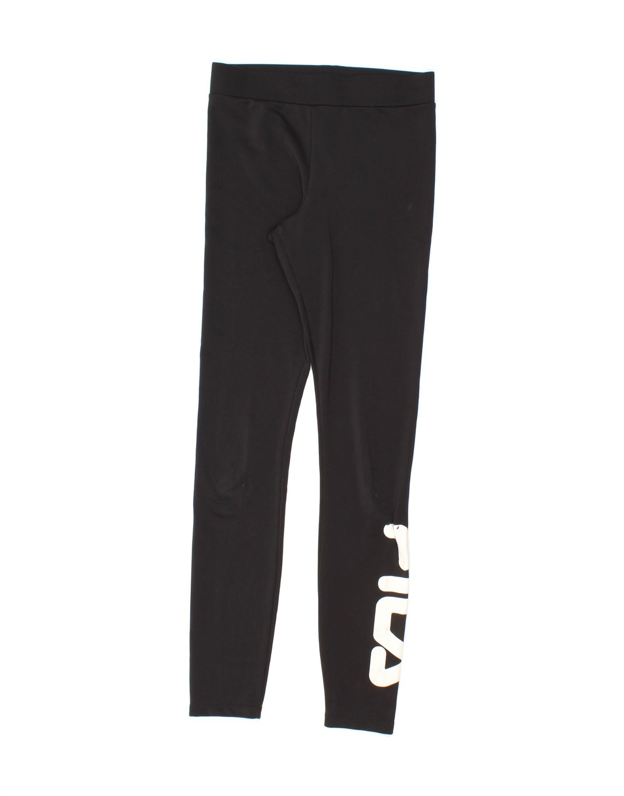 FILA Leggings Donna Grafici UK 8 Small Nero UF06