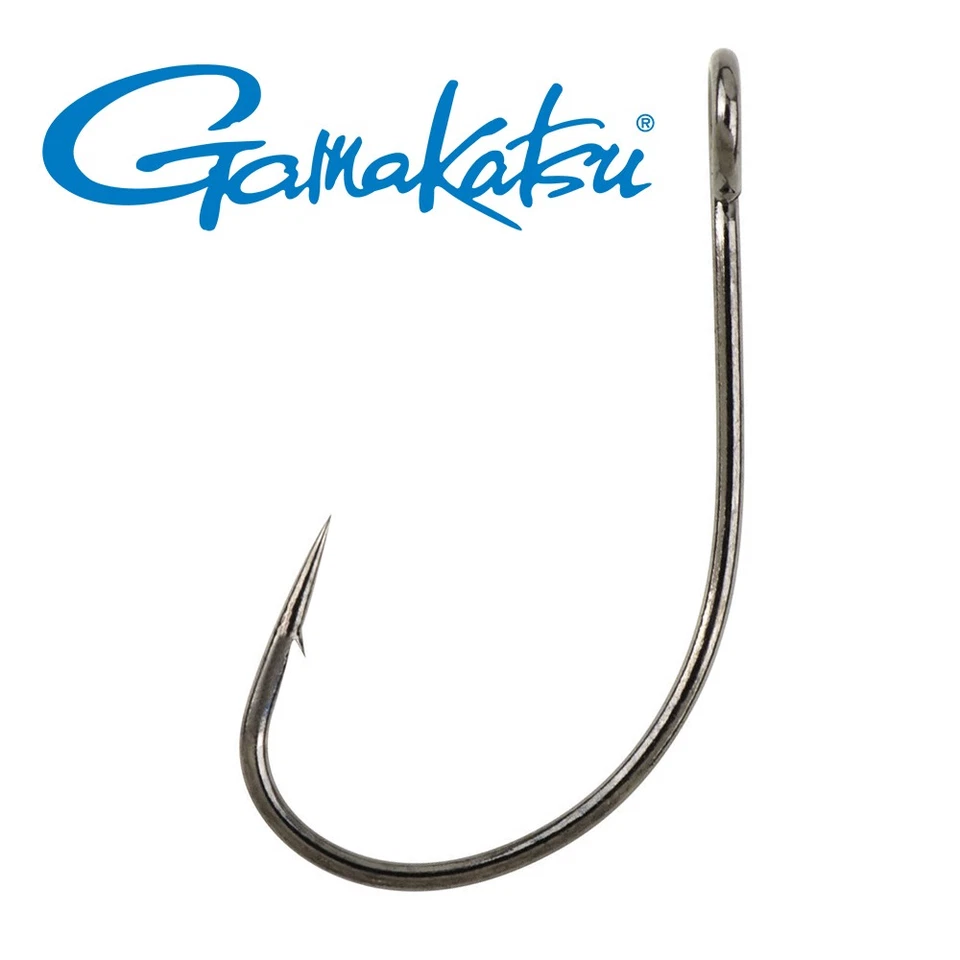 Gamakatsu LS-3424F N/L Hooks Black | Gancio Gancio Singolo per Spoons Spinner Esca