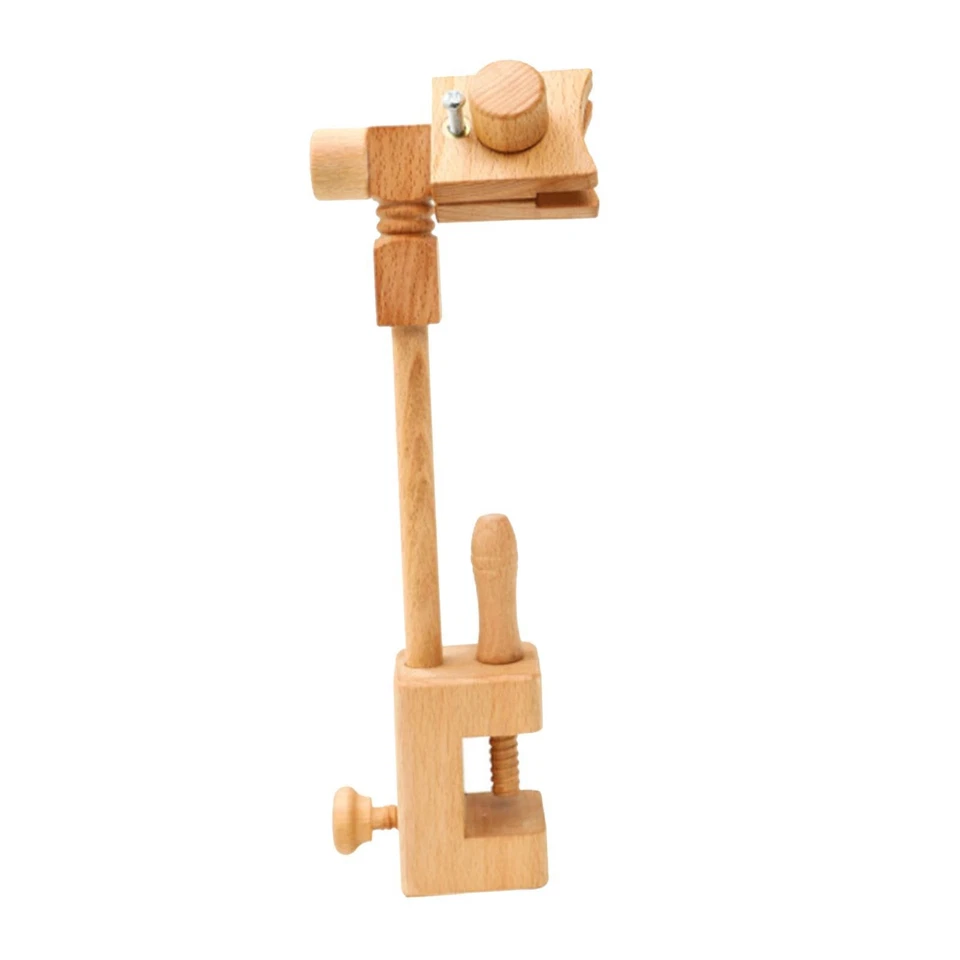 Table-top Embroidery Frame Stand, Beech Cross Stitch Hoop - Image 4 of 4