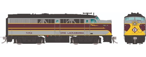 Rapido ~ Escala HO ~ Alco FA-1 ~ Erie Lackawanna #7271 ~ DC/Silencioso ~ 037046 | Condition: New