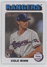 2024 Topps Heritage High Number White Border Cole Winn #652 1i5e