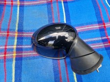 MINI Cooper R55 R56 R57 DRIVERS OS RIGHT DOOR WING MIRROR GLOSS BLACK