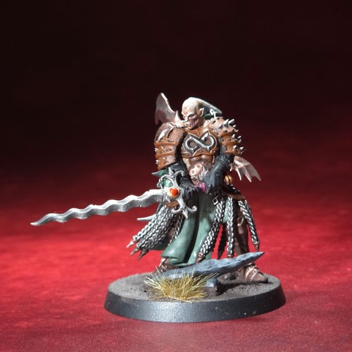 Soulblight Gravelords Vampire Lord Converted Blazing Lord bemalt Warhammer AoS