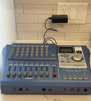 Tascam DP-01 Portastudio 8-Track Digital Recorder Multi-Track Cord Works Tested