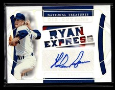 2022 National Treasures Nolan Ryan Die Cut Patch Auto Silver /5 #DCMS-NR ZZ6493