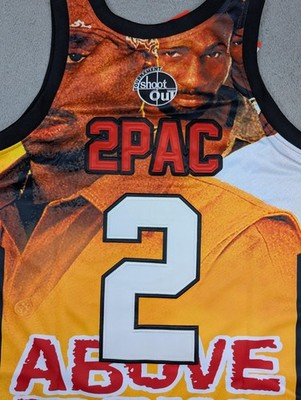 Headgear Classics Jersey Mens 3XL Yellow Above The Rim 2Pac #2