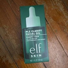 e.l.f. SKIN PLZ Clarify Facial Oil 2 Salicylic Acid Aloe, 1 fl oz