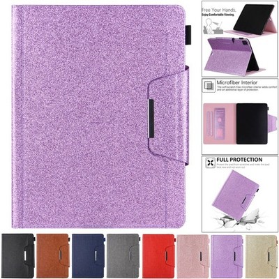 Für iPad 11/10/9/8/7th Gen Air Pro 11 13 Glitzer Leder Smart Case Tablet Hülle