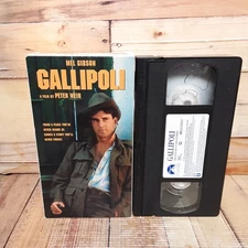 Gallipoli VHS Used Mel Gibson Peter Weir War Drama 1981 Paramount