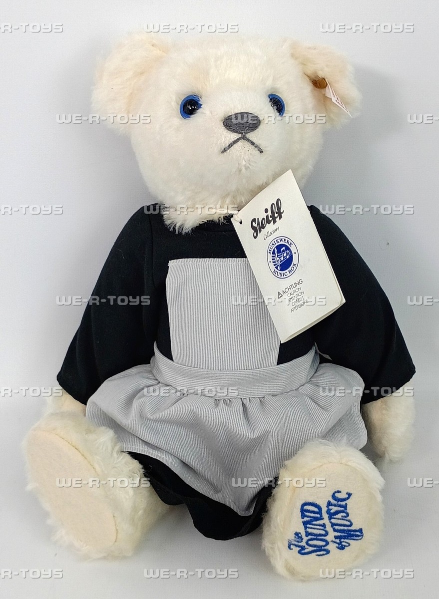 Steiff テディベアーミュージックボックスベアー Steiff The Sound of Music Mohair 2015 Teddy Bear White #682919