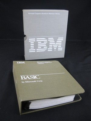 IBM BASIC Personal Computer Hardware Reference Library Manual (1982) w/ Slipcase
