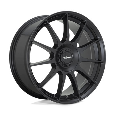 Rotiform R168 DTM 20X8.5 +35 Satin Black Wheel 5X112 5X120 (QTY 1)