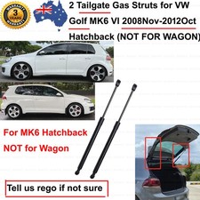 2 Tailgate Trunk Boot Gas Struts For Volkswagen VW Golf 08-13 R GTI Comfortline