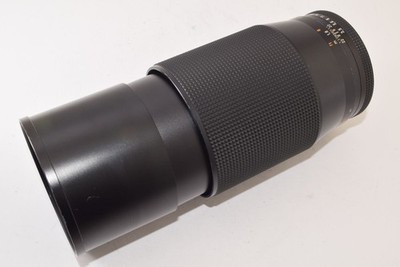CONTAX Tele Tessar 200mm F3 5 AEG Lens Built In Hood Used