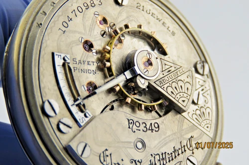 18s Elgin Gr. 349, 21 J, antique pocket watch   Ca. 1904