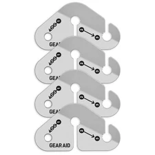 Gear Aid Outdoor Camping Guyline Tensioner 4-Pack - Silver