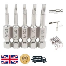 High-Strength S2 Steel 5 Pcs 50mm Triangle Head Screwdriver Set - Hex Shank