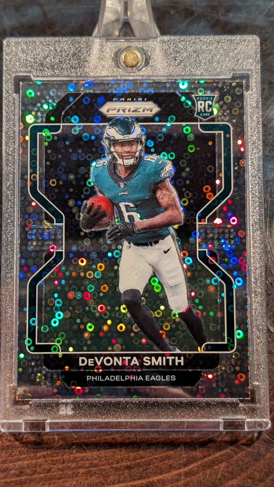 2021 Panini Prizm - Devonta Smith No Huddle Silver Disco V-335