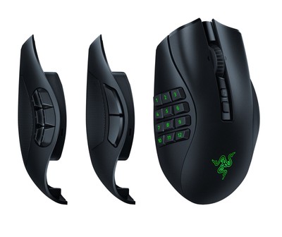 Razer Razor NAGA V2 PRO Gaming Mouse Wireless Radio Up to 19+1 Button Multiple b