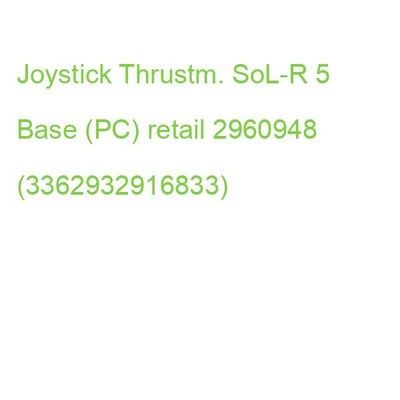 Joystick Thrustm. SoL-R 5 Base (PC) retail 2960948 (3362932916833)