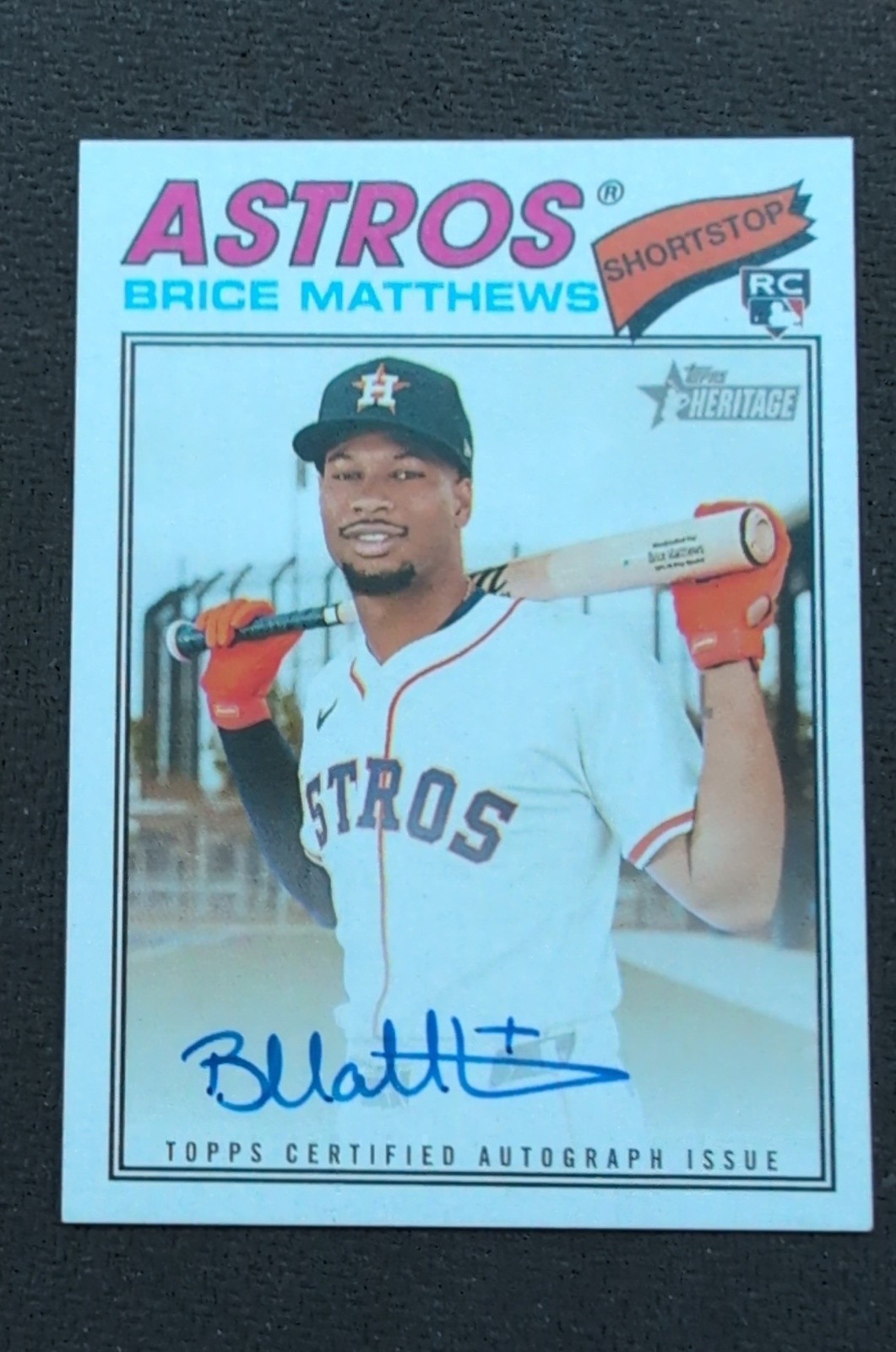 2026 Topps Heritage - Real One Autographs Brice Matthews #ROA-BM (AU, RC)