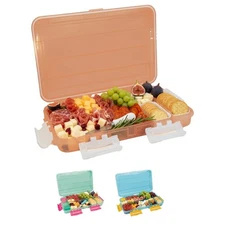 Charcuterie Safe - BPA-Free, Food Safe Charcuterie Board with Lid & Handle - ...