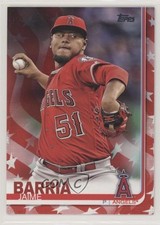 2019 Topps Independence Day 7/76 Jaime Barria #206 nd3