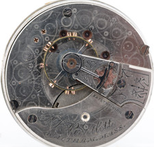 WALTHAM P.S. BARTLETT 17j 15006388, 18s POCKET WATCH MOVEMENT, FOR REPAIR BR