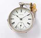 1896 SILVER CASED WALTHAM ENGLISH LEVER POCKET WATCH IN WORKING ORDER