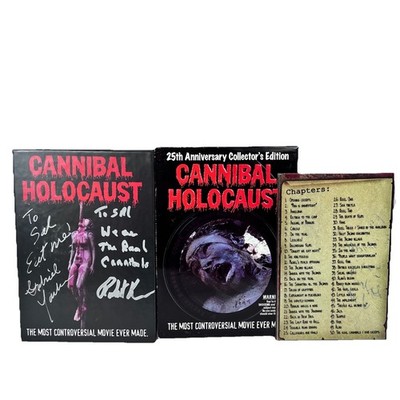 Cannibal Holocaust DVD Directors Cut Limited Edition 25th Anniversary Signed OOP