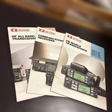 ICOM Transceiver Catalog Set 3 Volumes IC-120 IC-38 IC-28 Series