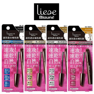 Liese Blaune Instant Coverage Washable Hair Mascara White Gray