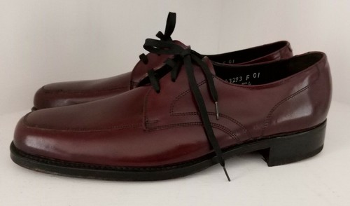Florsheim Oxfords Lace Up Leather Burgundy Brown Men's Size 8.5A - Picture 4 of 10