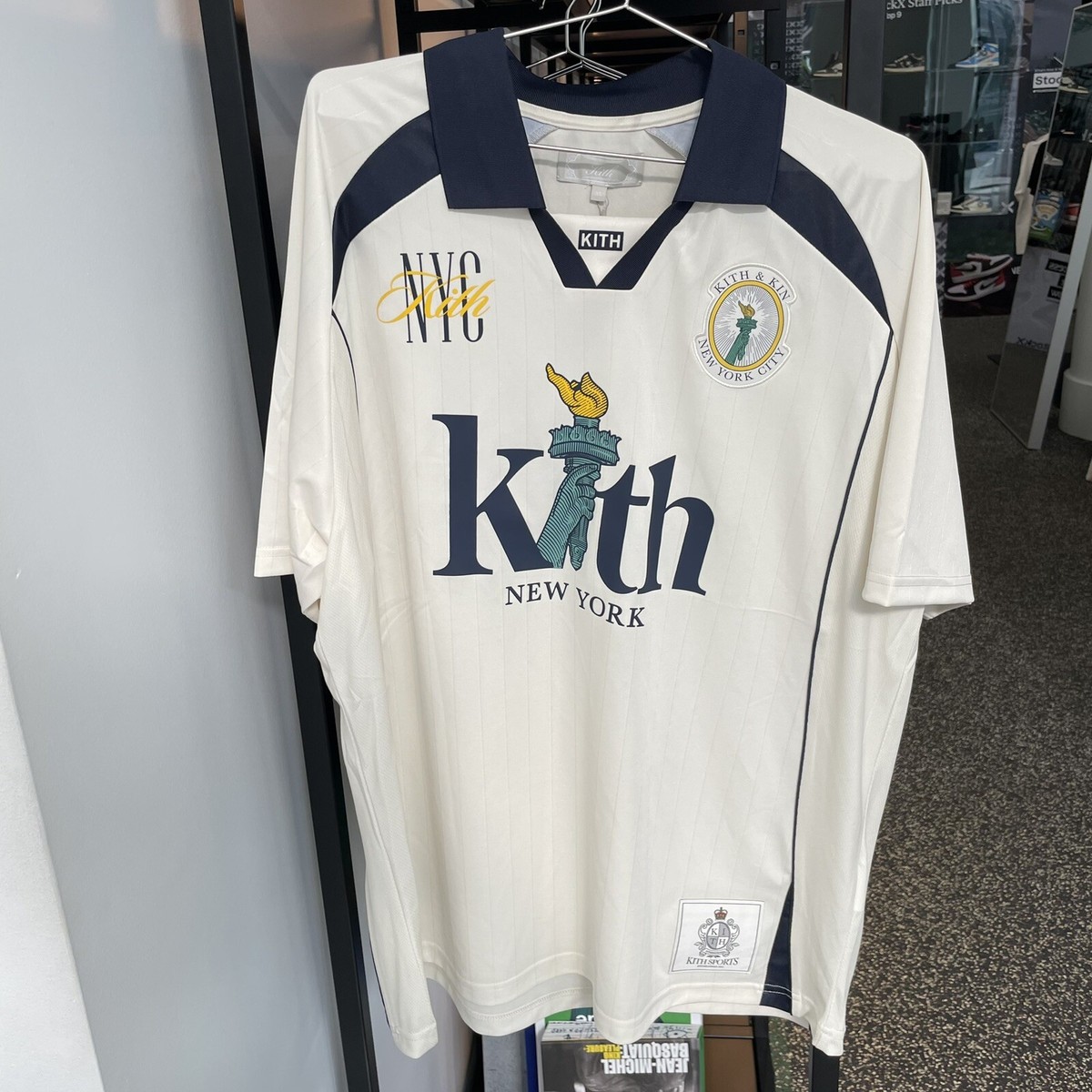 Kith New York Soccer Jersey Brand New In Hand Size Extra Kith New York Soccer Jersey Brand New In Hand Size Extra