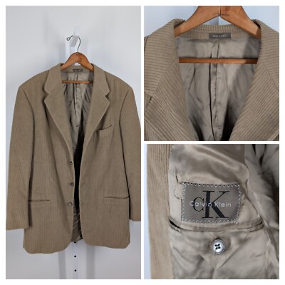 Calvin Klein Collection Vintage 90s Chunky Corduroy Normcore 